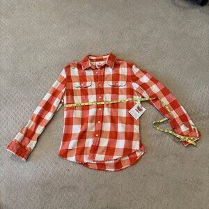 NWT U of Miami Groupie Flannel Shirt - M